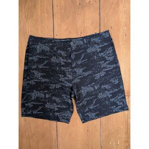 Under Armour Golf Shorts Mens 38 Black Printed Performance Stretch NWT